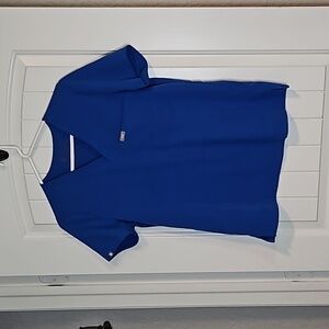 Figs Womens Blue Scrub‎ Top